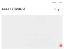 Tablet Screenshot of borisindustries.nl
